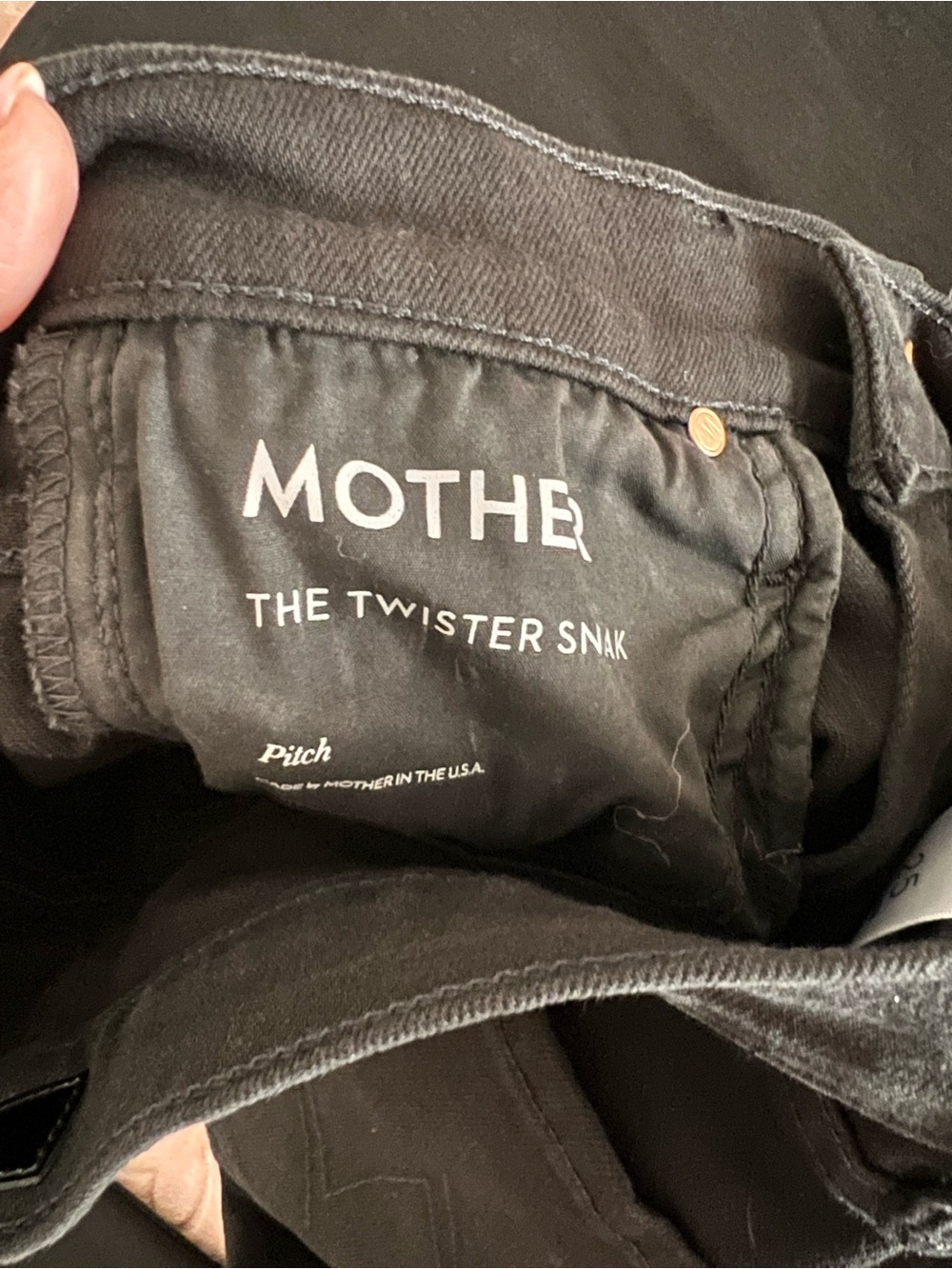 MOTHER Black Flare Jeans - Wide Leg Denim - Picture 2 of 5